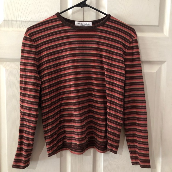 Everyday Long Sleeve Striped Top - Picture 1 of 4